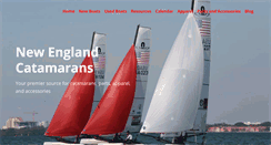 Desktop Screenshot of new-england-catamarans.com