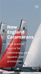 Mobile Screenshot of new-england-catamarans.com